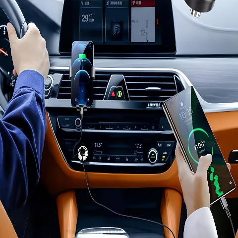 Compact Car Charger – Double USB Port and Fast