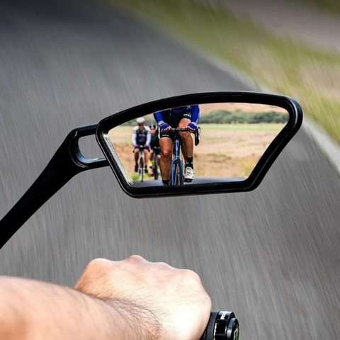 360°-os Forgó Motoros és Kerékpáros Tükör — Optimális Védelem és Láthatóság