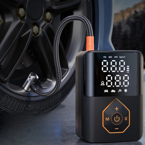 Mini Bärbar Bilkompressor – Effekt 18000mAh