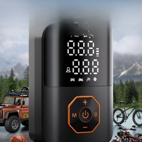Mini Bärbar Bilkompressor – Effekt 18000mAh