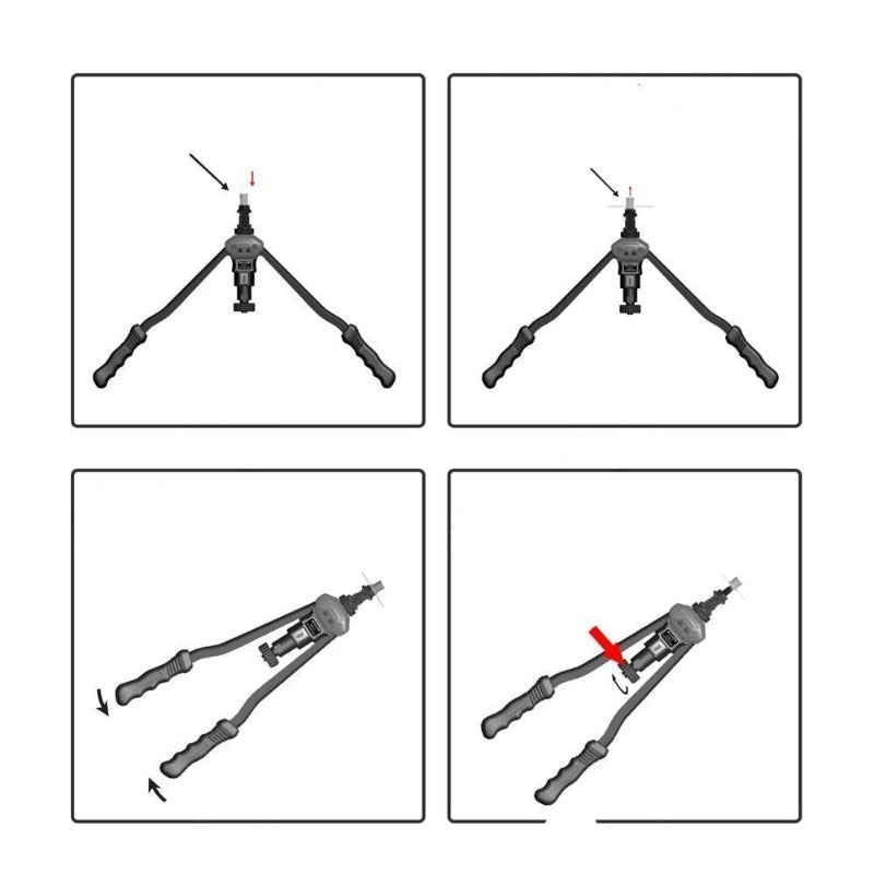 Herramienta de remachado manual — Resistente y duradera