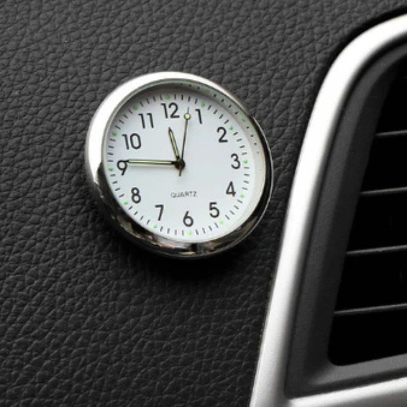 Mini Zegar Samochodowy – Wyraźny Wyświetlacz Analogowy I Łatwy Montaż