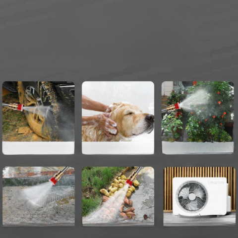 Vezeték nélküli Tisztító Pisztoly Autóhoz – Magasnyomású Fúvóka