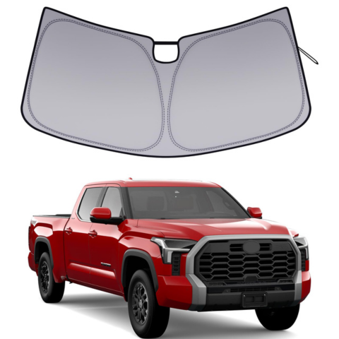 Fleksibel solskjerm for frontrute — Reduksjon av varme og enkel installasjon