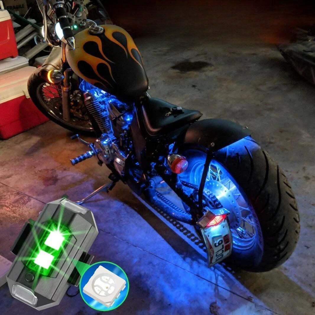LED světla proti kolizi pro motocykly – bezpečnost a styl