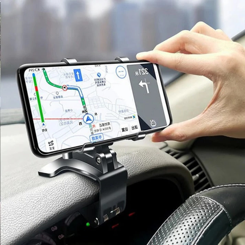 Soporte de Teléfono Multifuncional para Coche – Diseño Compacto e Instalación Rápida