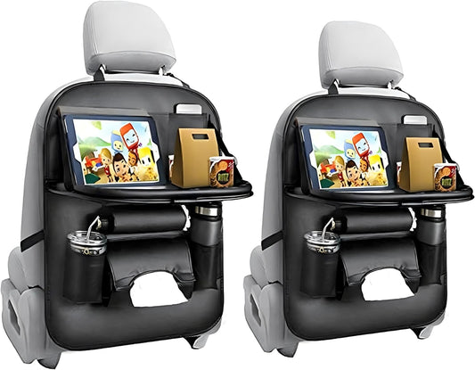 Organizátor zadného sedadla auta s skladacím stolíkom — ľahko sa inštaluje a je odolný