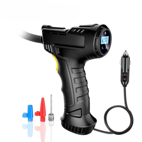 Přenosný vzduchový kompresor 120W — Rychlé a silné nafukování