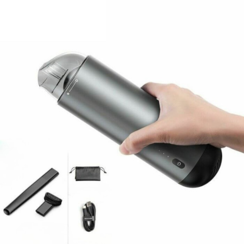 Bezdrôtový automobilový vysávač — Rýchle a praktické čistenie