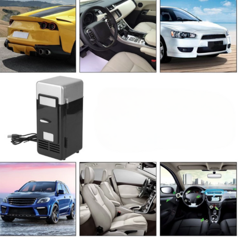 Μίνι Ψυγείο USB 5V 10W — Ιδανικό Για Γραφείο Και Αυτοκίνητο