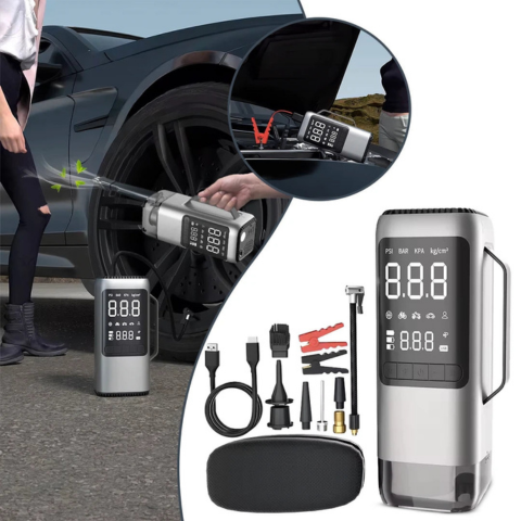9-In-1 Multifunction Car Starter With Air Compressor