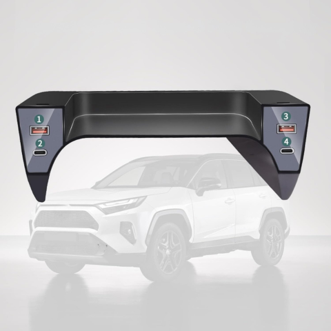 Hub USB De Voiture — Charge Rapide Et Installation Discrète