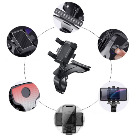 دعم الهاتف في السيارة - مضاد للانزلاق وآمن