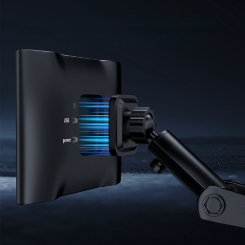 شاشة تعمل باللمس محمولة — GPS، موسيقى & تحكم صوتي