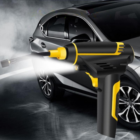 Prenosný automobilový vzduchový kompresor – Digitálny displej a LED svetlo