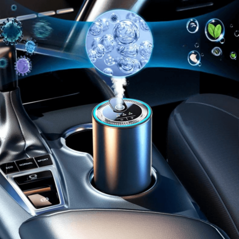 Lichtgevende Geurverspreider Voor Auto — Luchtreiniger & LED Sfeer