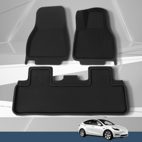 Egyedi Méretű Padlómatrica Tesla Model Y-hoz — Teljes Védelem & Elegáns Dizájn