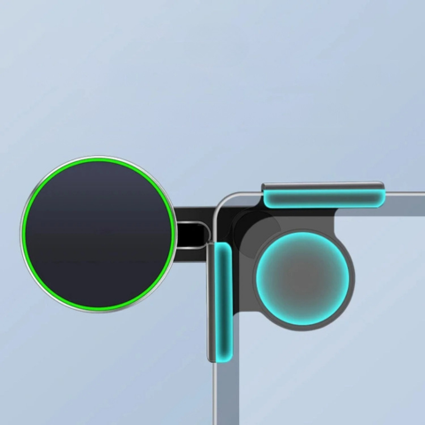 Phone Support For Tesla — Magnetic Mount And Wireless Charging