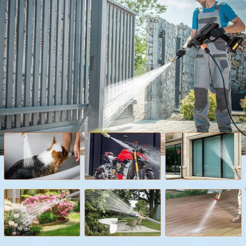 Φορητό Υψηλής Πίεσης Καθαριστικό – Αυτόματος Καθαρισμός Χωρίς Κόπο