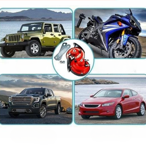 Uniwersalny system klaksonu – do motocykla, samochodu lub ciężarówki