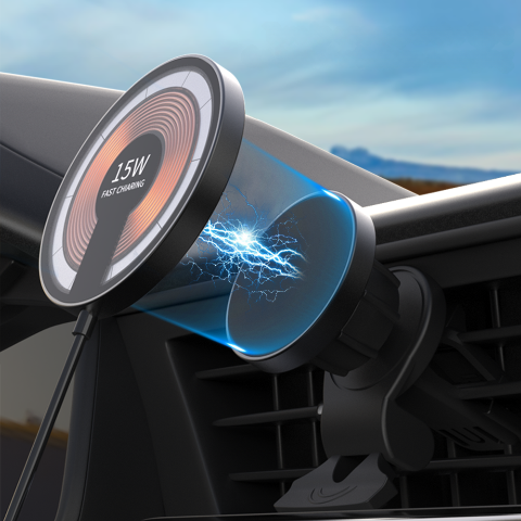 מטען מגנטי אלחוטי לרכב – נהיגה מחוברת ונוחה
