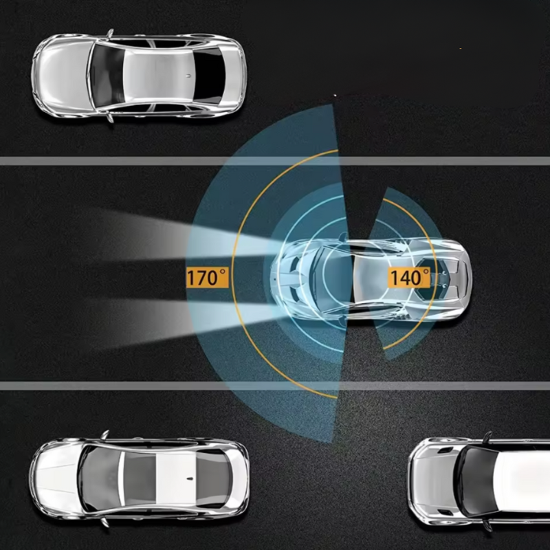 Dashcam Διπλή Full HD Αυτοκινήτου - Νυχτερινή Όραση + Εσωτερική Κάμερα