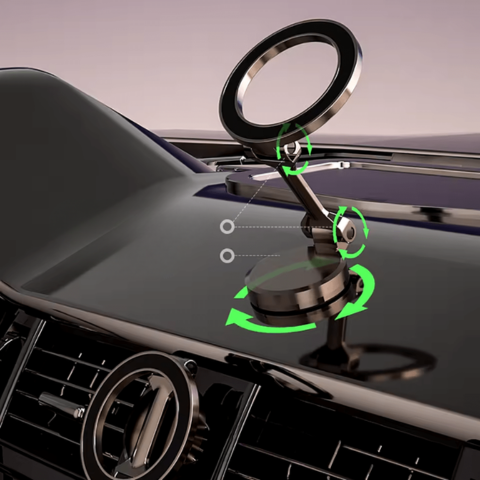 Wsparcie Telefonu Magnetycznego 360° Do Samochodu – Ultra-Stabilne Mocowanie