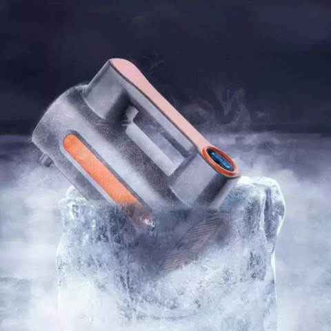 Přenosný vzduchový kompresor - digitální displej a nastavitelný tlak