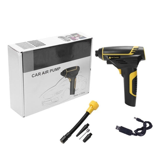 Přenosný vzduchový kompresor 120W — Ideální pro auto, motocykl a kolo