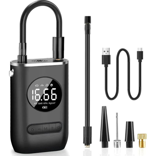 Przenośna pompka do opon — Szybkie i łatwe pompowanie wszędzie