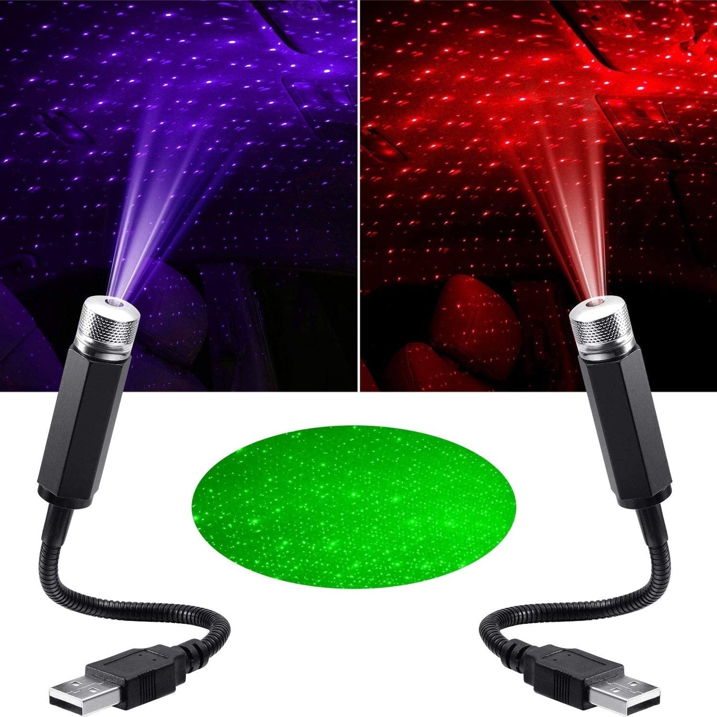 Iluminare LED Înt starry pentru acoperișul mașinii — Ambianță nocturnă magică