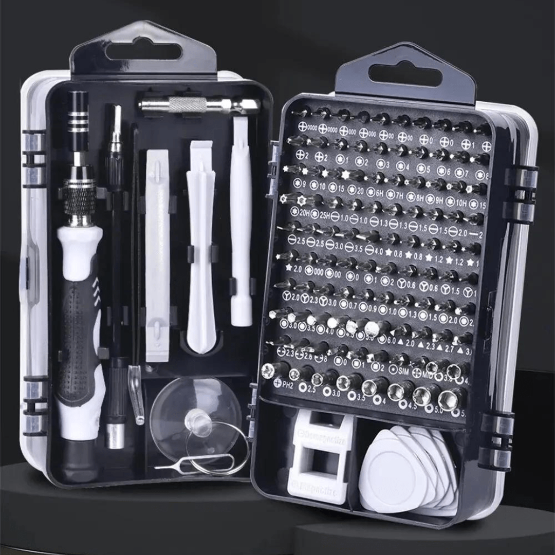 Reparasjonssett 115 i 1 – Ultra allsidig presisjons-skrutrekker