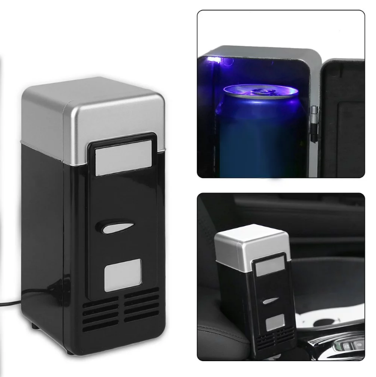 USB Mini Refrigerator 5V 10W — Ideal For Office And Car 
