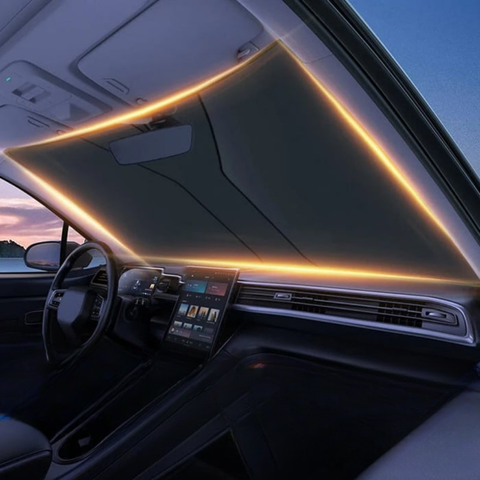 折りたたみ式サンシェード – コンパクトなデザインと迅速な取り付け 