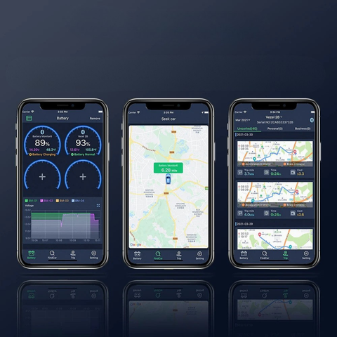 Bluetooth車両バッテリーテスター – リアルタイム監視 