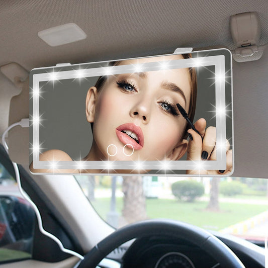 Espejo de Maquillaje para Coche — Comodidad y Elegancia en Viaje 