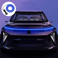 רצועת LED לגריל לרכב – עיצוב מודרני ואופנתי 