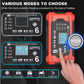 Intelligent Bilbatterioplader 12V/24V - LCD-display & Automatisk Beskyttelse 