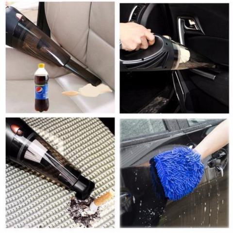 Přenosný auto vysavač – Rychlé a bez námahy čištění 