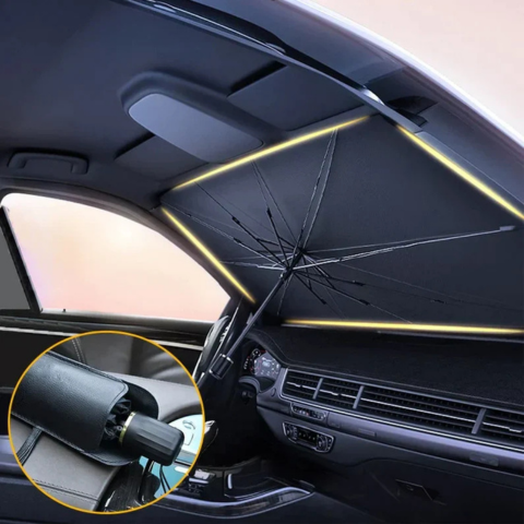 Parasole Compacto per Parabrezza – Installazione Veloce ed Efficace 