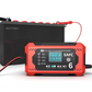 Intelligent Bilbatterioplader 12V/24V - LCD-display & Automatisk Beskyttelse 