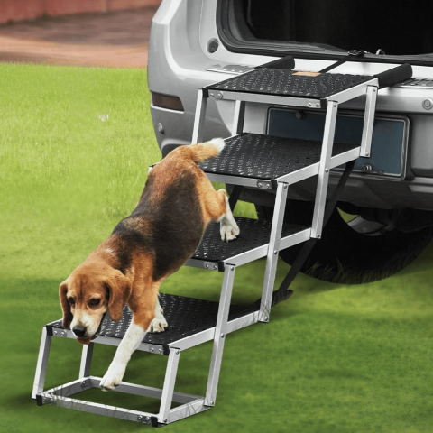 Rampa per Auto per Cani – Pieghevole, Leggera e Sicura 