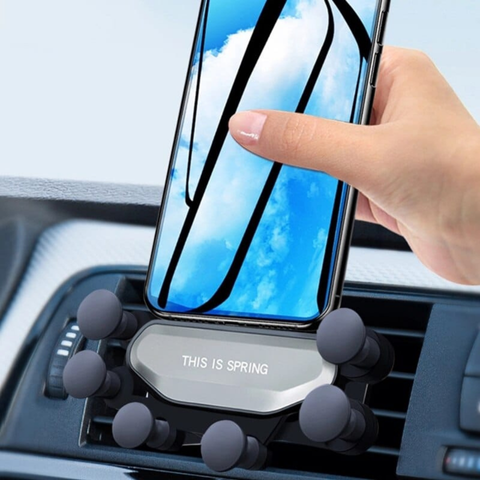 Soporte Teléfono Coche Auto-Grip – Fijación Fiable y Uso Práctico 