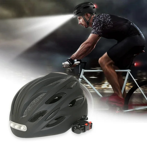 Cască Bicicletă LED Siguranță — Vizibilitate și Protecție Maxime 