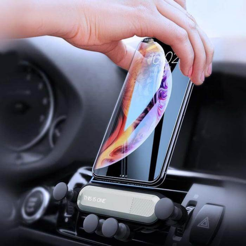Soporte Teléfono Coche Auto-Grip – Fijación Fiable y Uso Práctico 
