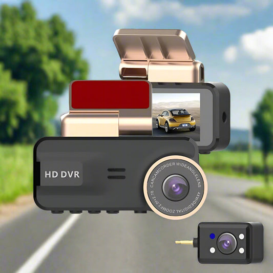 HD 1080p Dashbordkamera med nattsyn og WiFi — Full sikkerhet og overvåking 