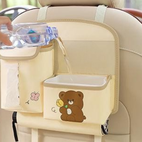 Car Back Seat Organizer — Ideal For Travel And Daily Use 