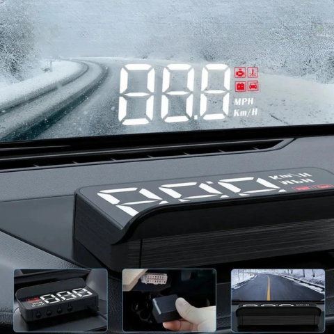 Digitale Tachymeter Voor Auto - Moderne Digitale Weergave 