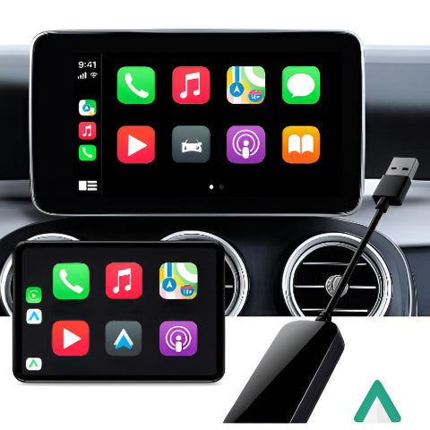 Univerzálny bezdrôtový automobilový adaptér — ľahko použiteľný CarPlay a Android Auto 