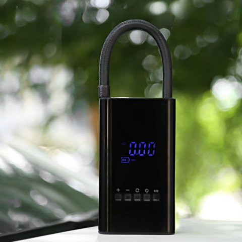 Mini Kompressor Bærbar – LED-skjerm og justerbart trykk 